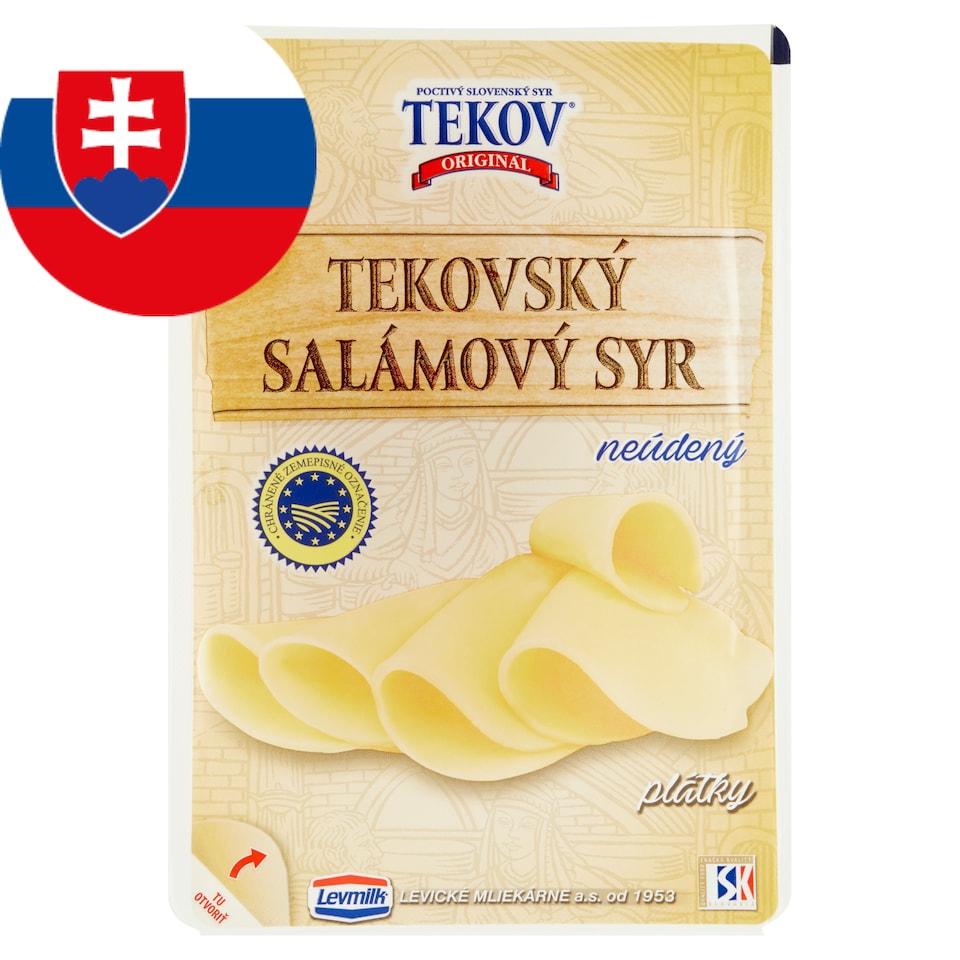image 1 of TEKOV SALAMI CHEESE Unsmoked Slices 100 g