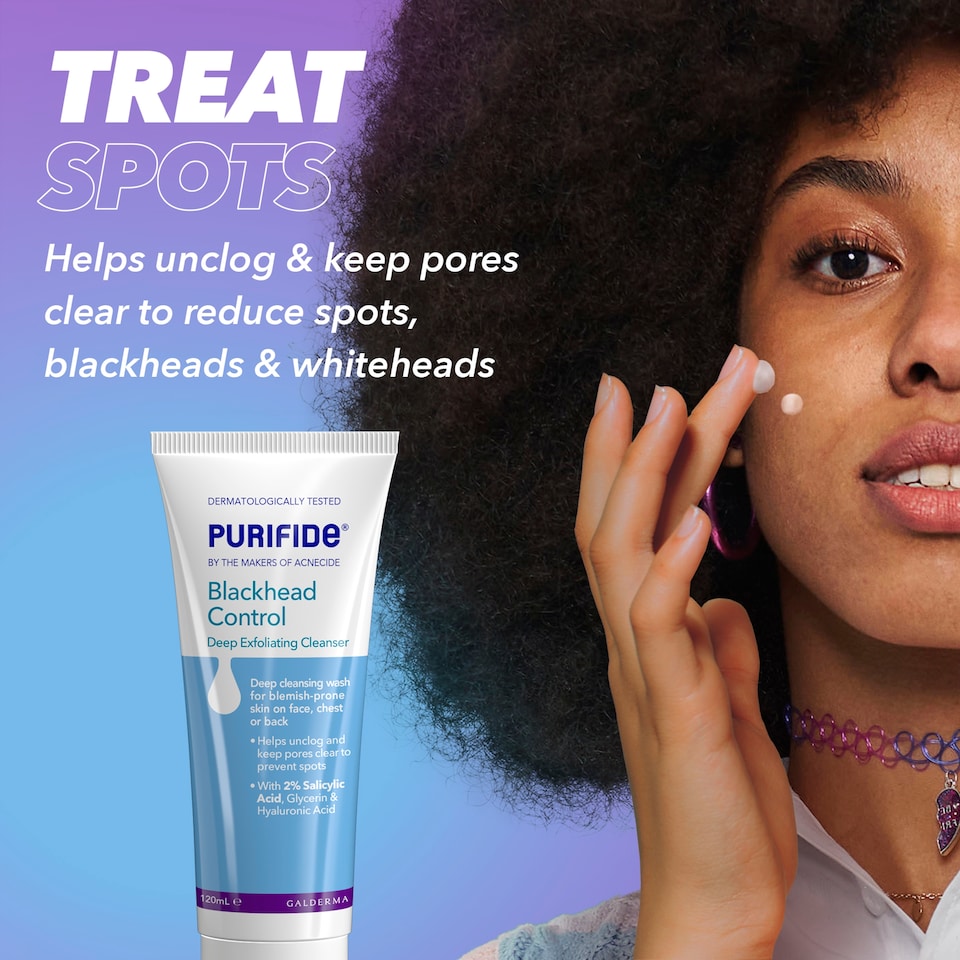 image 1 of Purifide Blackhead Control Deep Exfoliating Cleanser 120Ml