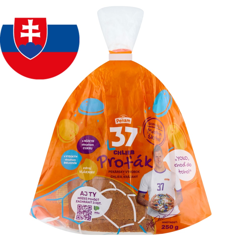 obrázok 1 z Penam 37 chlieb proťák 250 g