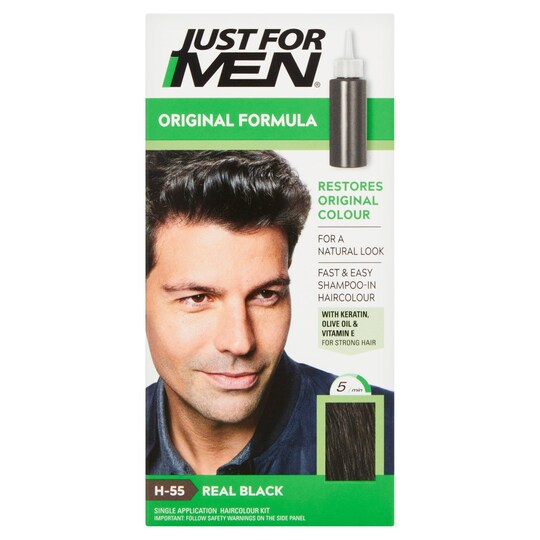 image 1 of Just For Men Hair Colourant Real Black