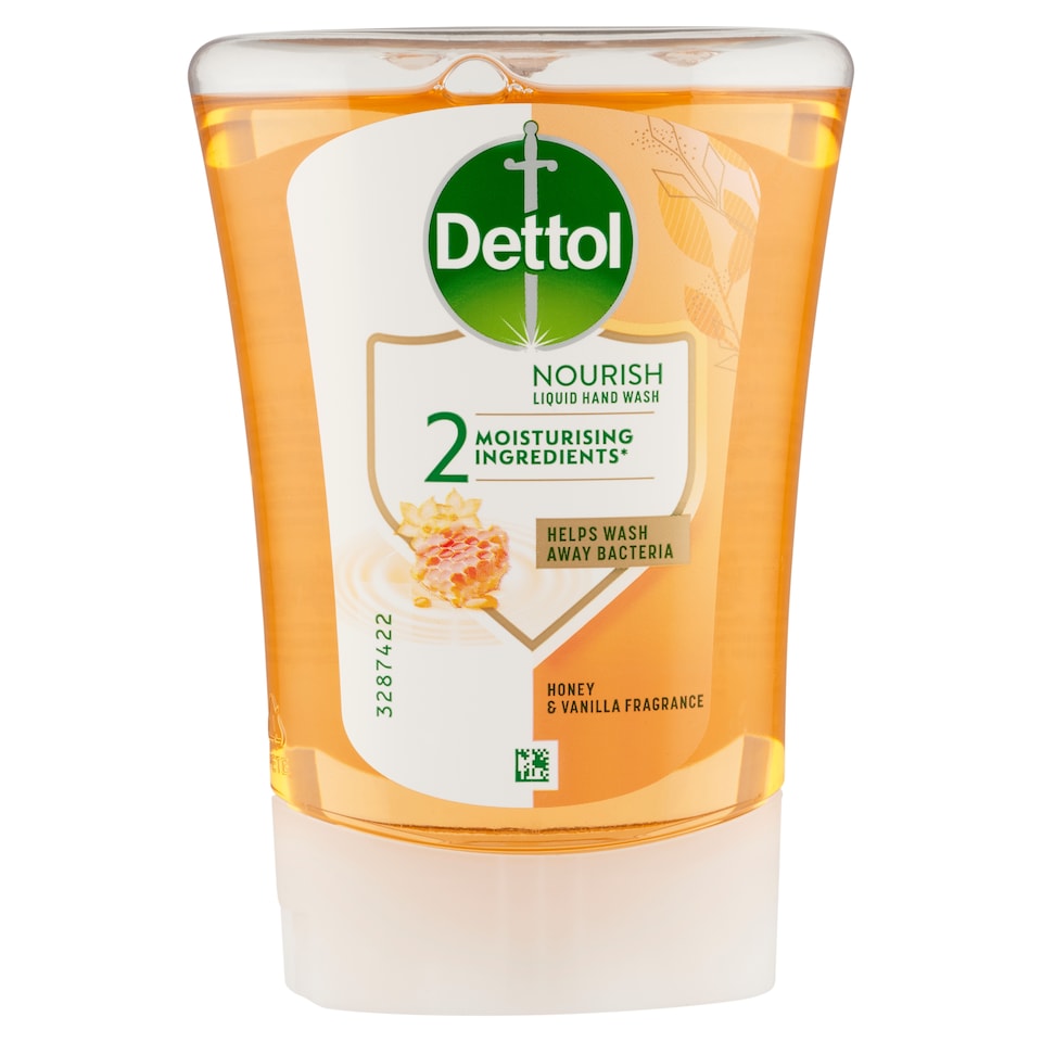 image 1 of Dettol Liquid Hand Wash Honey & Vanilla Fragrance Refill for Contactless Dispenser 250 ml