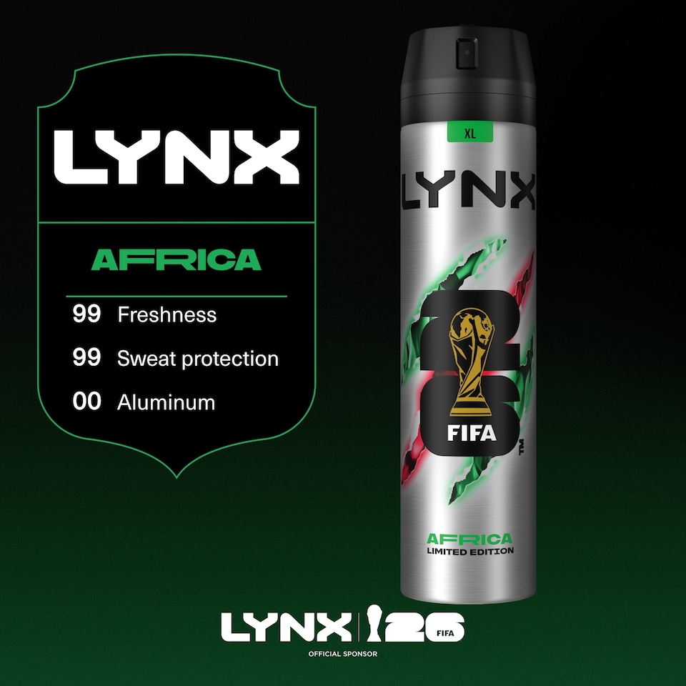 image 1 of Lynx Africa 72h Antiperspirant Deodorant for Men 250ml