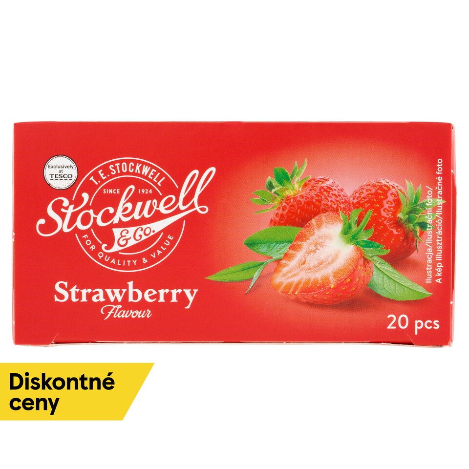 Stockwell & Co. Strawberry Flavor Fruit Tea 20 x 2 g (40 g)