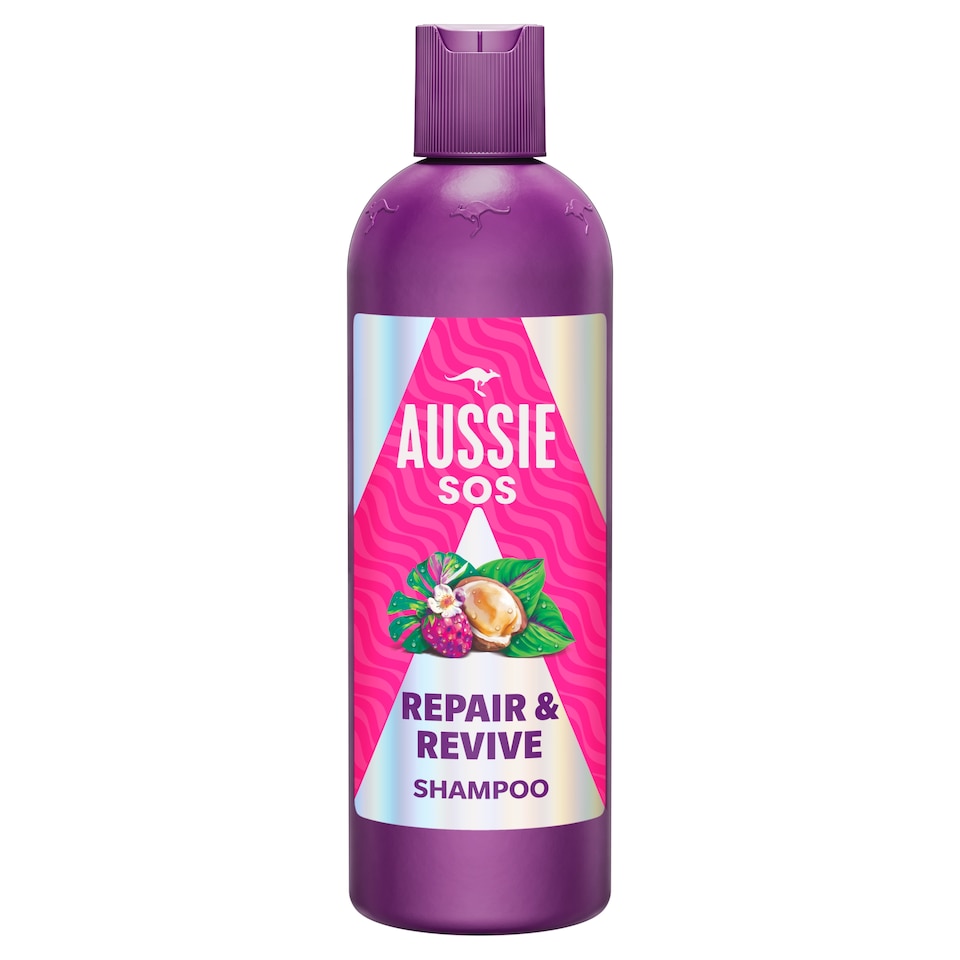 obrázok 1 z Aussie SOS Repair & Revive Šampón 300 ml na Suché, Namáhané a Poškodené Vlasy