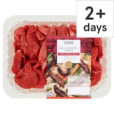 Tesco Beef Stir Fry Strips 357G (C)