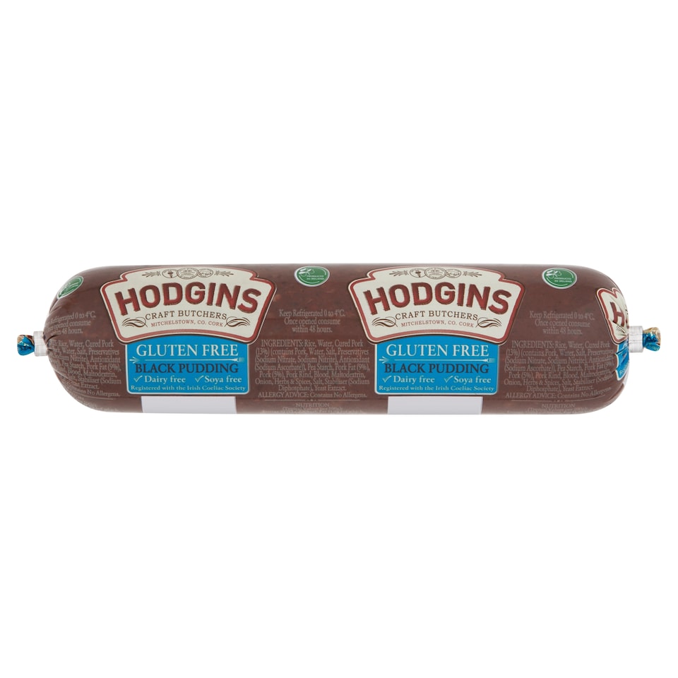 Hodgins Sausages Gluten Free Black Pudding 300G