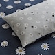 image 2 of Silentnight Navy Daisy  Duvet Set King