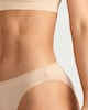 image 4 of F&F 5-Pack Cotton Rich High Leg Knickers in Nude