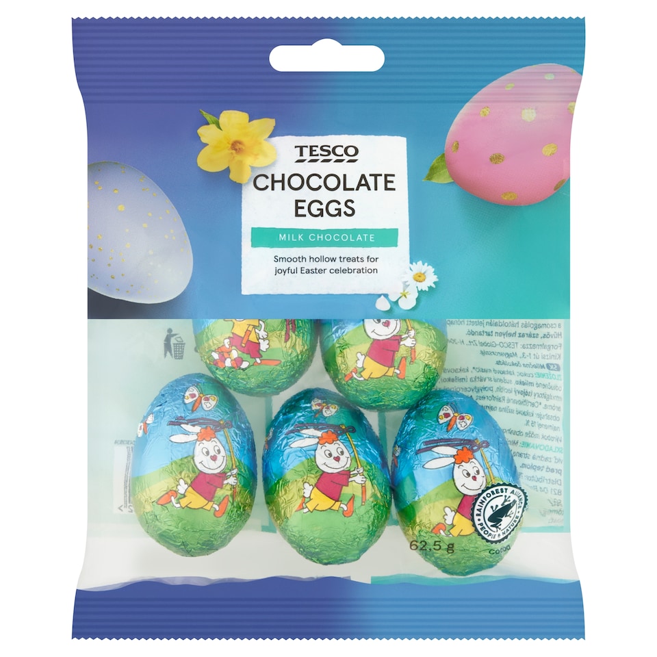 Tesco Mliečna čokoláda 62,5 g