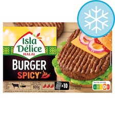 Isla Delice Halal Spicy Burger 800g