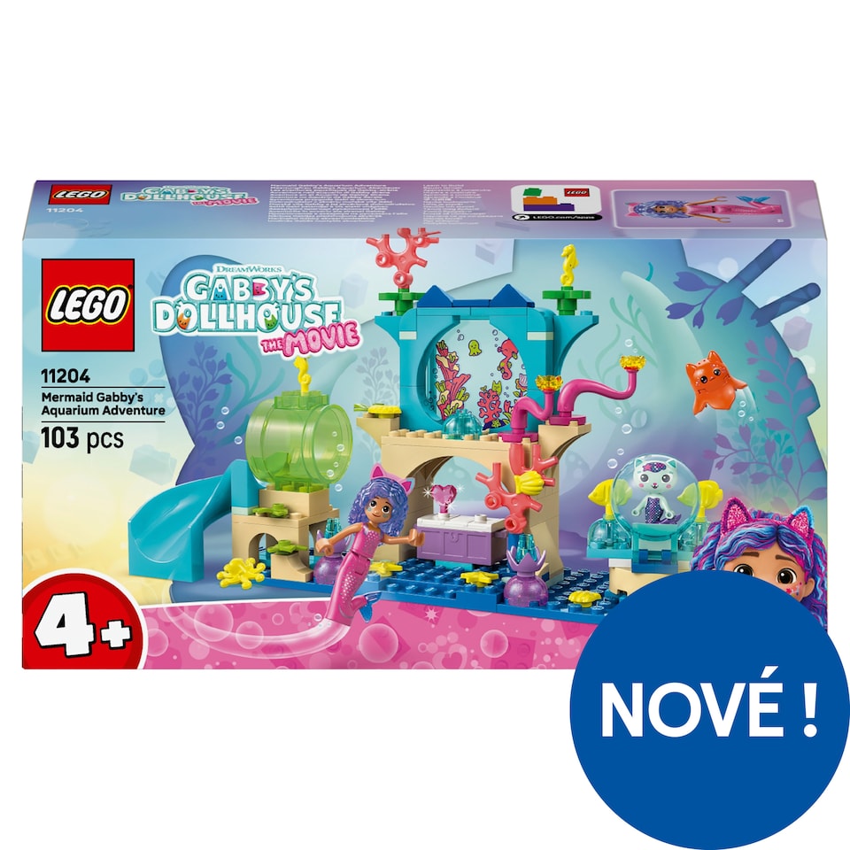 Obrázek 1 pro produkt LEGO Gábinin kouzelný domek 11204 Dobrodružství v akváriu mořské víly Gábi