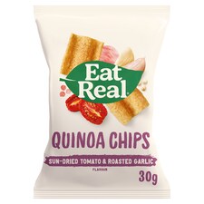 Eat Real Quinoa Chips Tomato And Roasted Garlic 30G