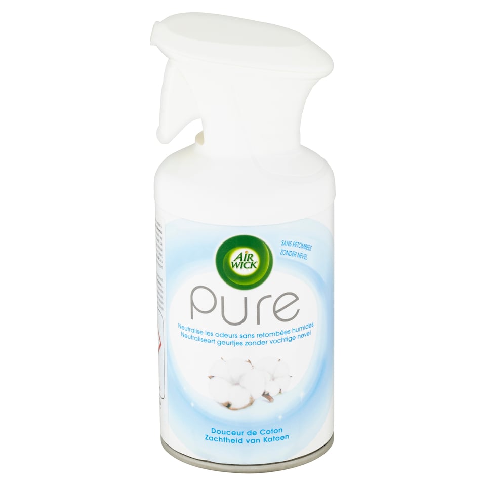 image 1 of Air Wick Pure Air Freshener Fine Cotton 250ml