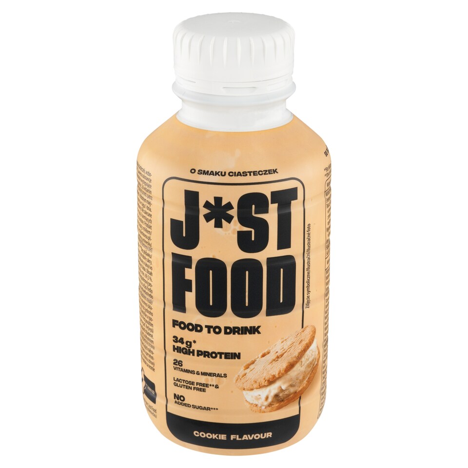 image 1 of Just Food Lactose-Free Drink with Biscuit Flavor 500 ml
