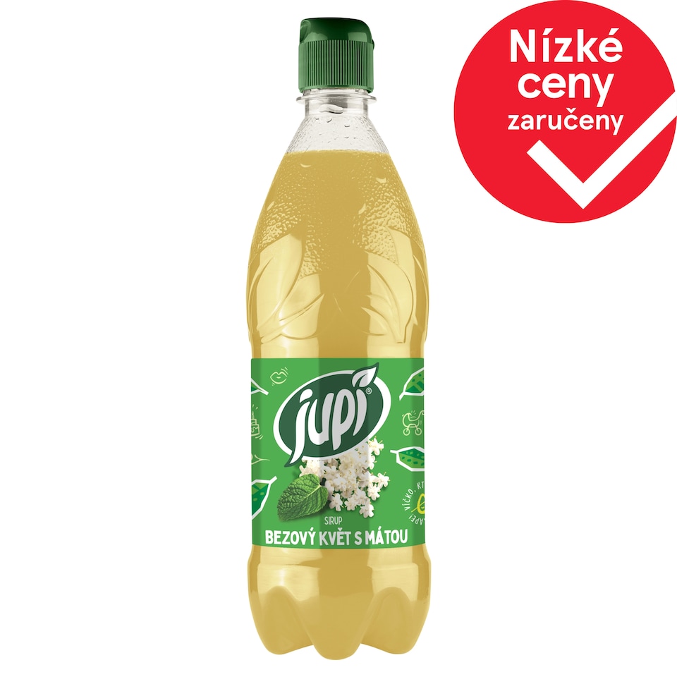 Jupí Sirup bezový květ s mátou 0,7l