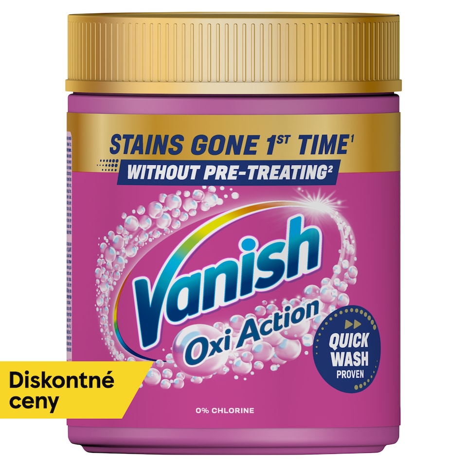 Vanish Oxi Action Prášok na odstránenie škvŕn 470 g