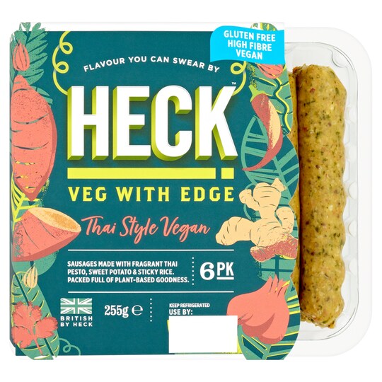 Heck Thai Style Vegan Sausages 255G