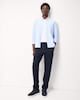 image 1 of F&F Pure Cotton Long Sleeved Oxford Shirt in Blue