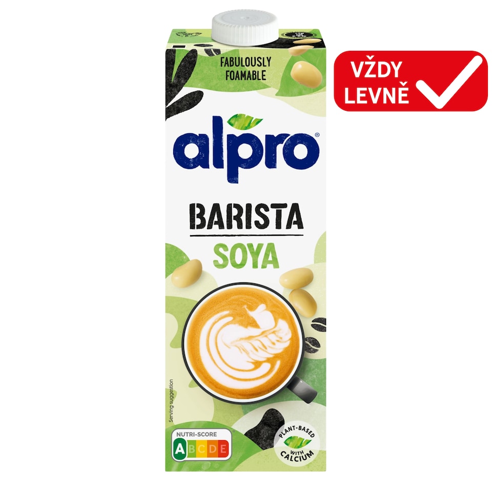 Obrázek 1 pro produkt ALPRO Barista Sójový nápoj 1l