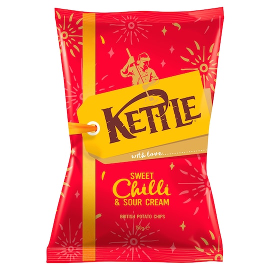 Kettle Chips Sweet Chilli 150G Tesco Groceries