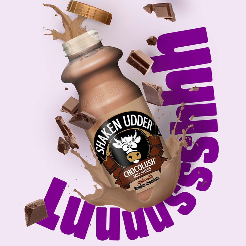 image 1 of Shaken Udder Chocolush Milkshake 330Ml