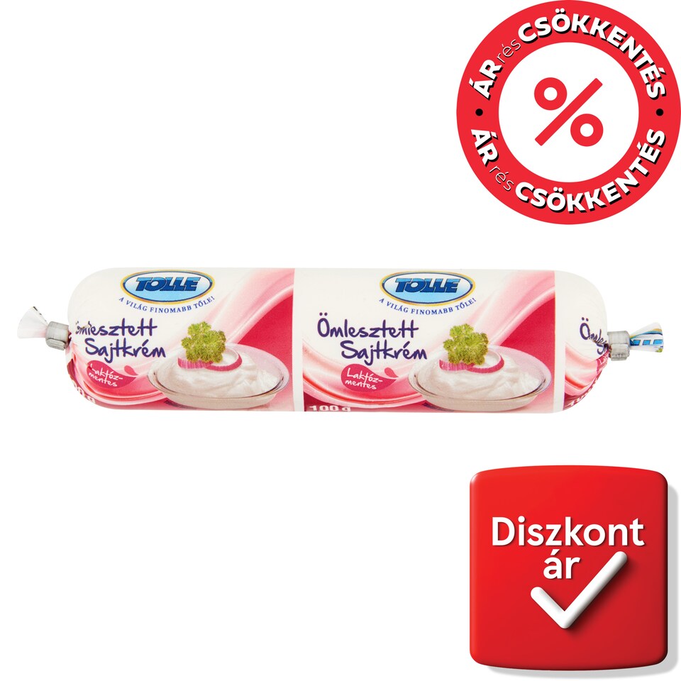 Tolle laktózmentes ömlesztett sajtkrém 100 g  1. kép