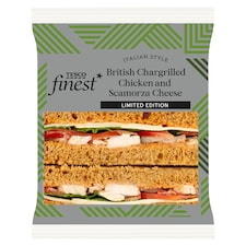 Tesco Finest Italian Style Chargrilled Chicken and Scamorza Cheese Sandwich