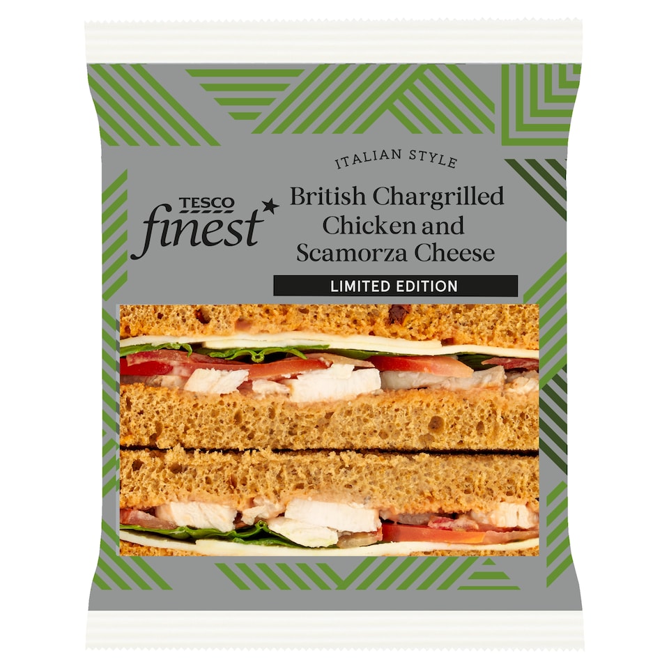 Tesco Finest Italian Style Chargrilled Chicken and Scamorza Cheese Sandwich