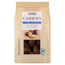 Tesco Cashews in Milk Chocolate 120 g