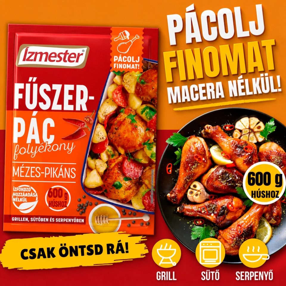image 1 of Ízmester Honey-Spicy Liquid Spice Marinade 70 ml
