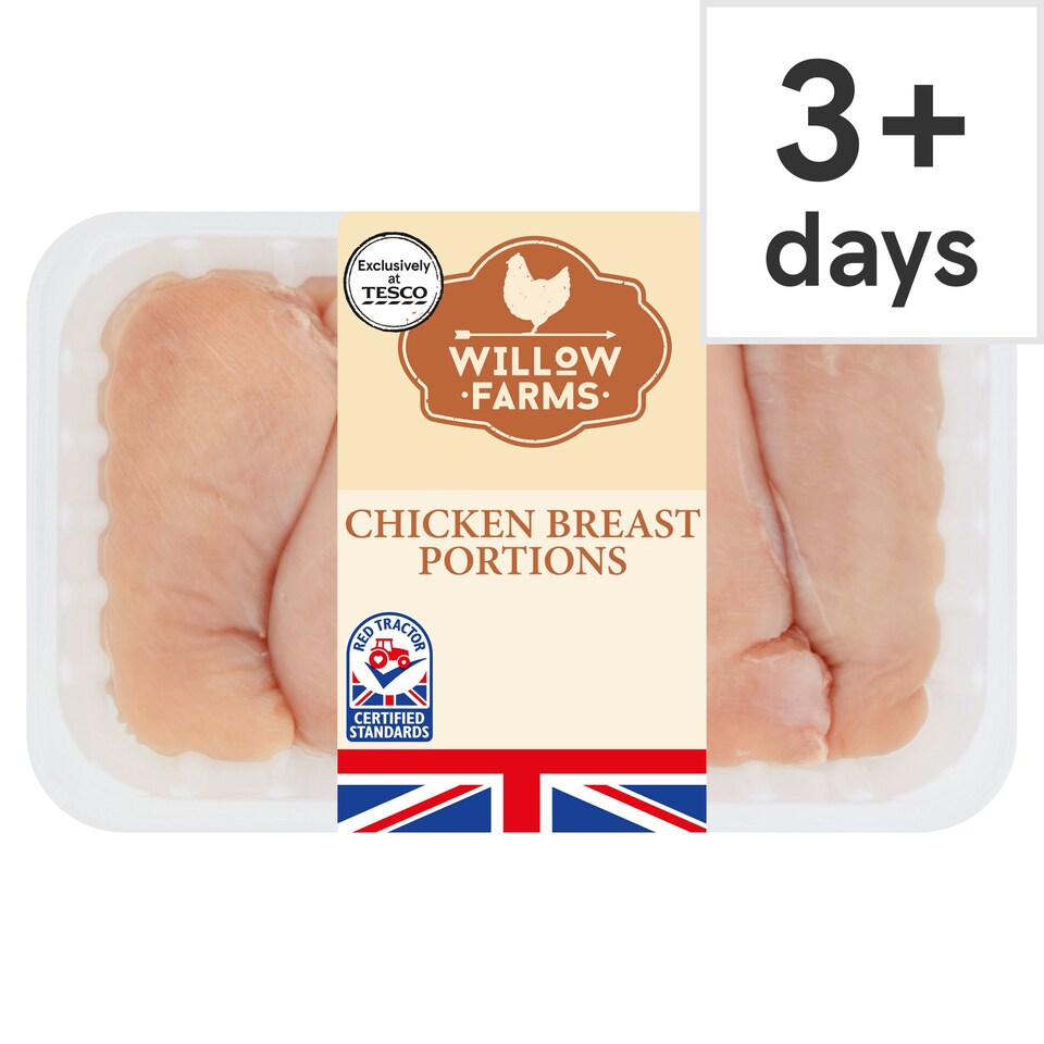 Willow Farm Chicken Breast Portions 900G 1.2Kg Tesco Groceries