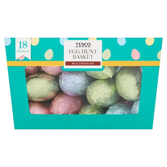 Tesco Egg Hunt Basket 340G