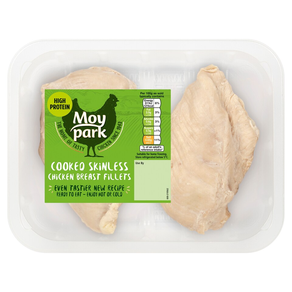 Moy Park Roast Skinless Breast Fillets 330G