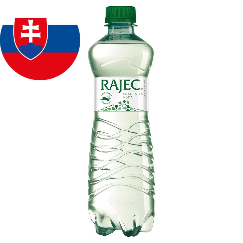 Rajec Pramenitá voda jemne sýtená 0,75 l