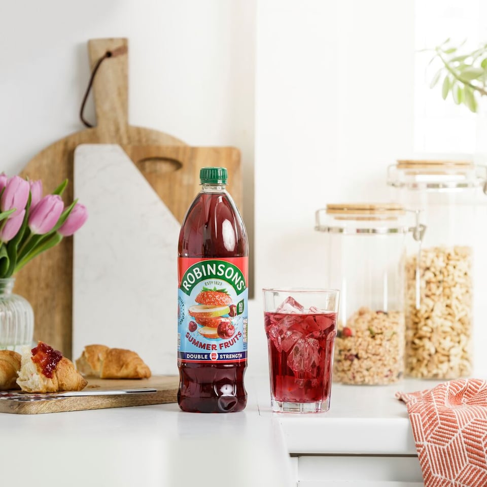 image 1 of Robinsons Double Strength Summer Fruits No Added Sugar Squash 1L