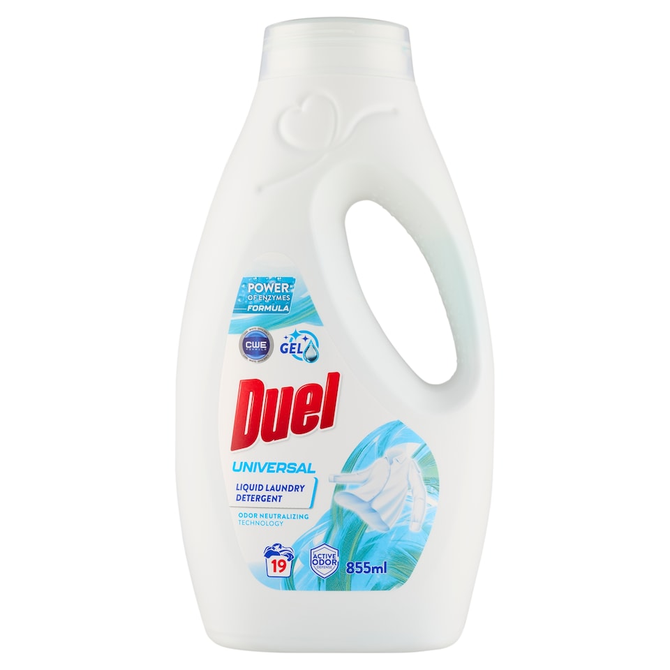 Obrázek 1 pro produkt Duel Univerzální prací prostředek pro automatické pračky i ruční praní 19 praní 855ml