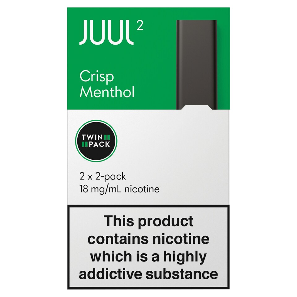 JUUL2 Pods Crisp Menthol 18mg/ml 2x2x1.2ml