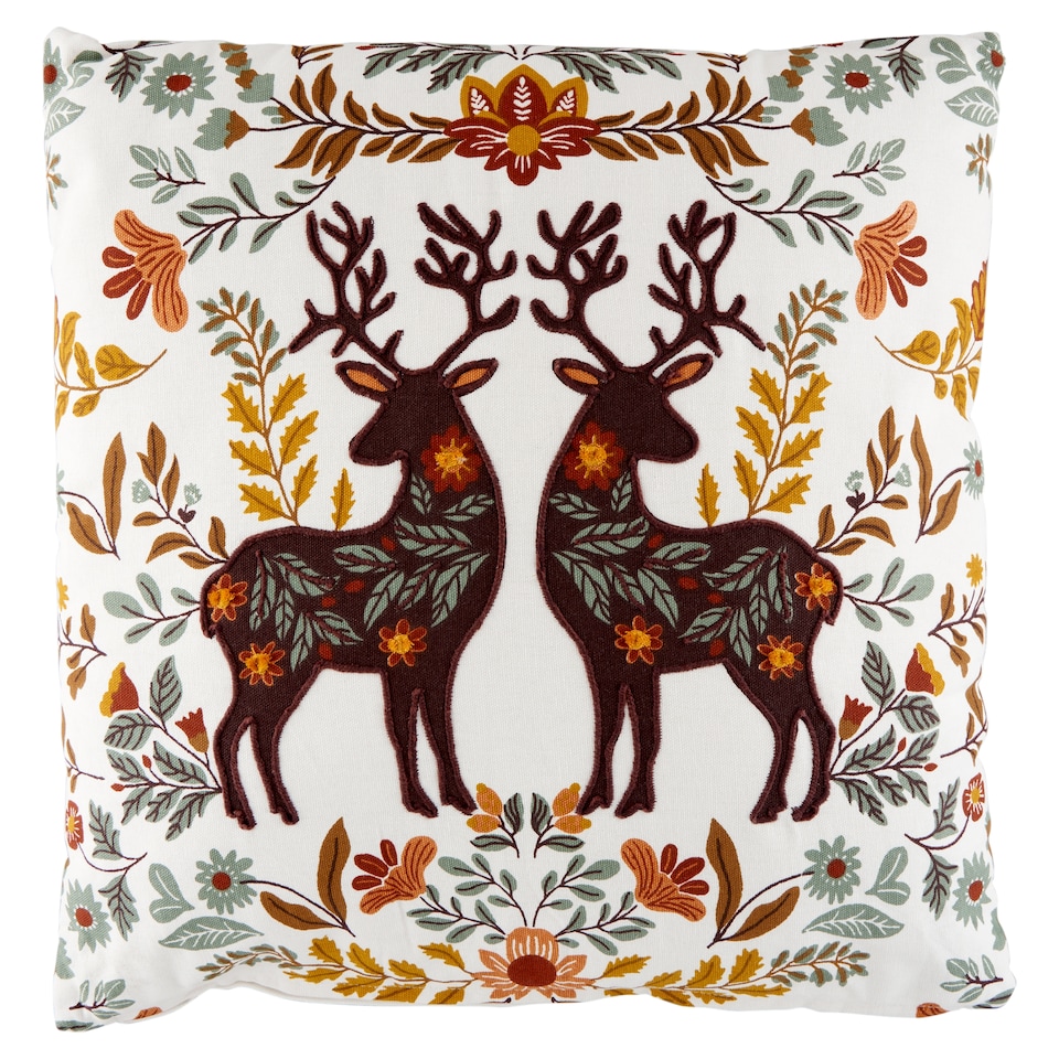 F&F Home szarvas mintás díszpárna 45 cm x 45 cm