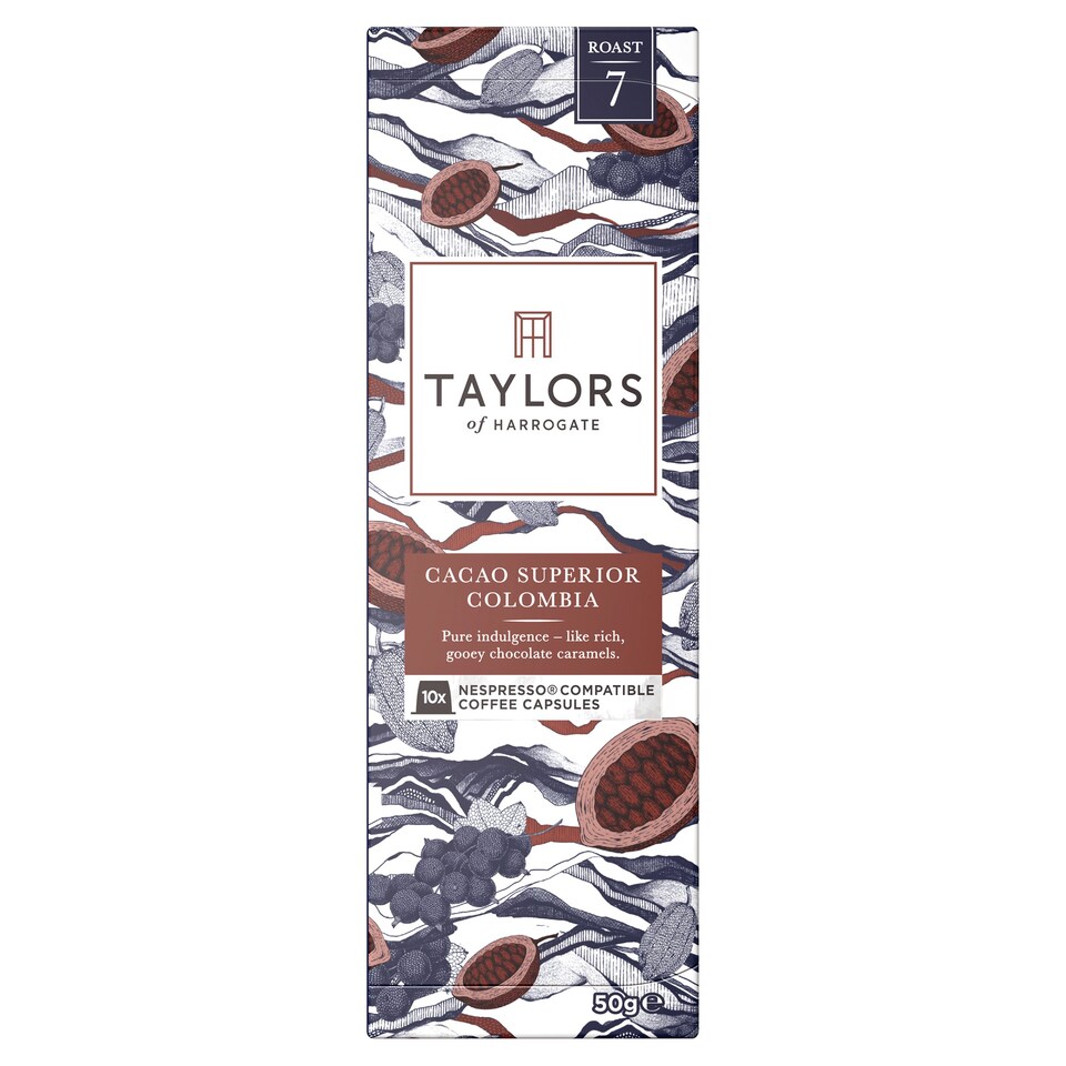 Taylors 10 Colombia Coffee Capsules 50G