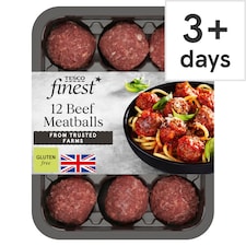 Tesco Finest 12 Beef Meatballs 336g
