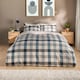 image 1 of  Silentnight Supersoft Check Duvet Set Single 