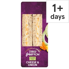 Tesco Free From Cheese & Onion Sandwich