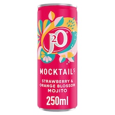 J20 Mocktails Strwb/Orng Blossom Mojito 250Ml