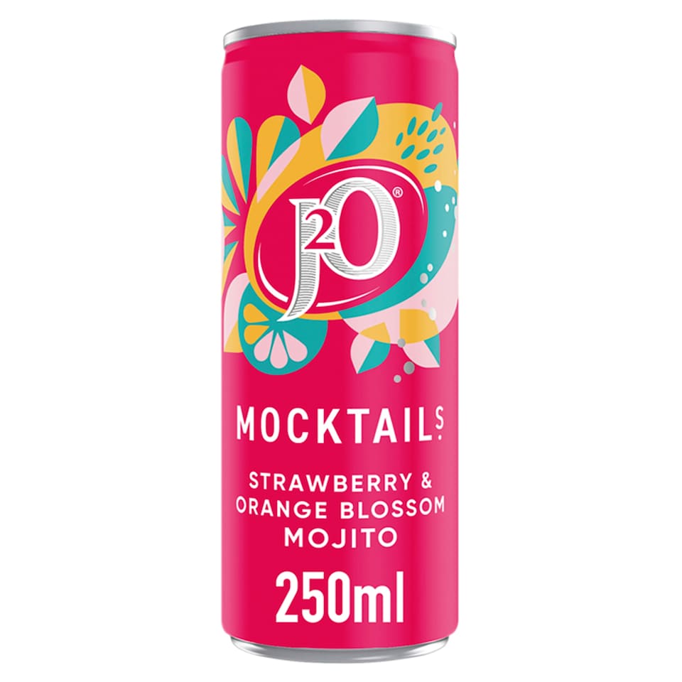image 1 of J20 Mocktails Strwb/Orng Blossom Mojito 250Ml
