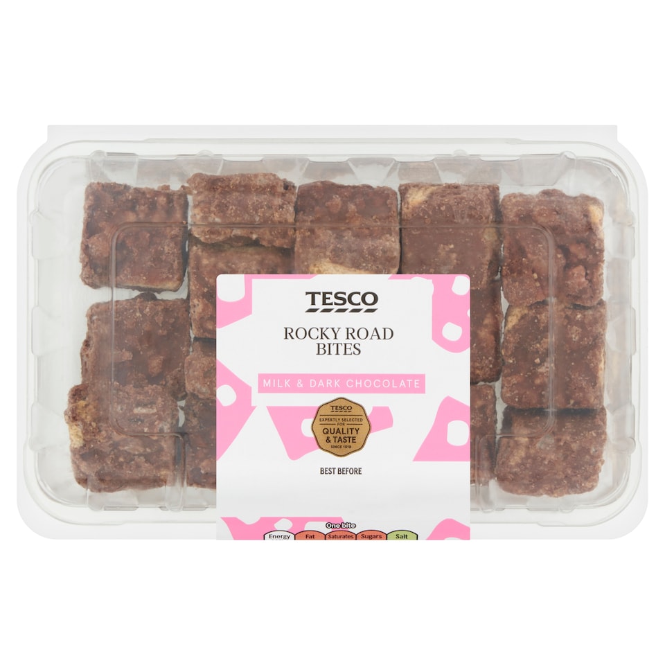 image 1 of Tesco Rocky Road Bites 195G
