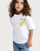 image 3 of F&F Boys Pure Cotton Just Chill Lemon Print T-Shirt in White