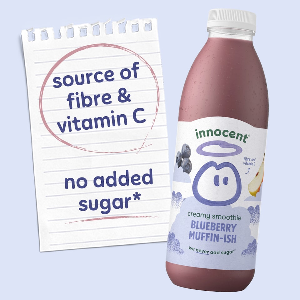 image 1 of innocent Blueberry Muffin-ish Creamy Smoothie 750ml