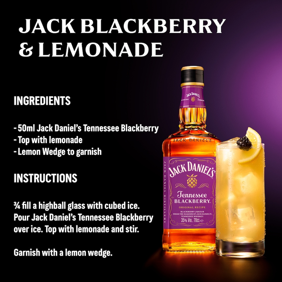 image 1 of Jack Daniel's Tennessee Blackberry 35% 70 cl