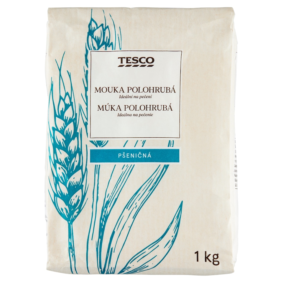Tesco Mouka polohrubá pšeničná 1kg
