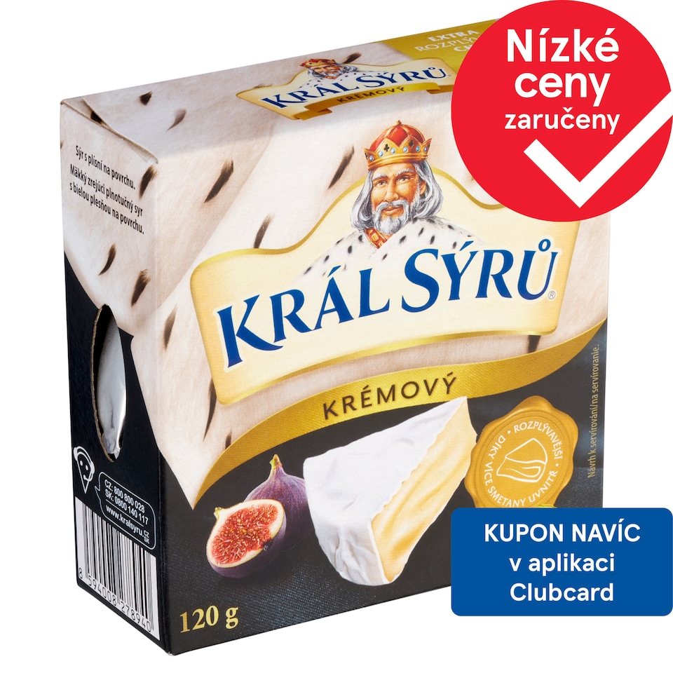 Král Sýrů Krémový 120g